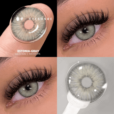 EYESHARE Green Colored Contact Lenses Natural Look Green Eye