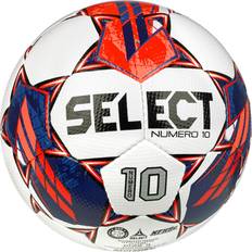 Soccer Select Numero Soccer Ball, White/Red/Purple V23