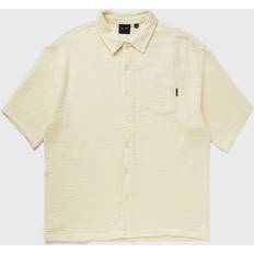 Sportswear Garment - Yellow Polo Shirts Daily Paper Mens Icing Yellow Enzi Seersucker-texture Cotton Polo Shirt