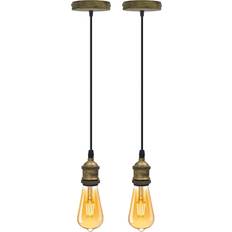Borough Wharf Ischua 2-Light Single Bulb Pendant Lamp