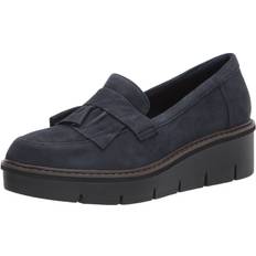 Clarks Loafers Clarks Clarks Women's Airabell Slip Loafer, Navy Suede