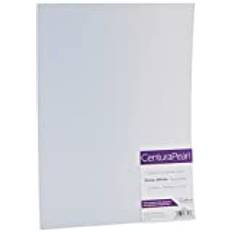 Crafters Companion Centura Pearl 25 ark A3-packkort, snövit-antydan av guld