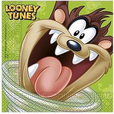 Articoli per Feste Looney Tunes Tovaglioli di carta usa e getta (Confezione da 20) Marrone/Verde/Multicolore