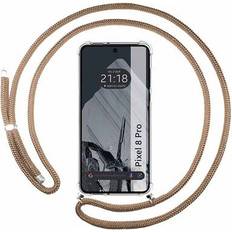 Accesorios para teléfonos móviles TuMundoSmartphone Funda Colgante Google Pixel 8 Pro 5G Cordon Camel marrón