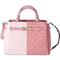 Messenger Bags Michael Kors Reed Large Colorblock Primrose Pink MK Signature Satchel Bag