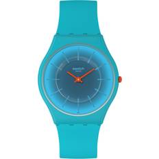 Swatch Klockor på rea Swatch Montre femme Skin Radiantly Teal
