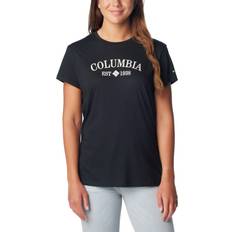 Columbia Dame T-skjorter & Singleter Columbia T-shirt Graphique Casual Trek Femme Noir, CSC Tradition