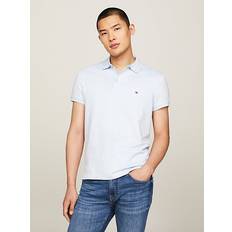 Tommy Hilfiger Polotrøjer Tommy Hilfiger Pretwist Mouline Polo - Breezy Blue/White