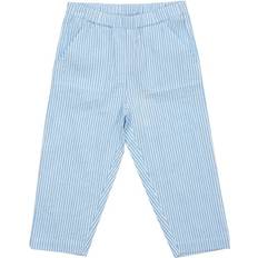 Copenhagen Colors Seersucker Pants - Sky Blue w Cream Stripe