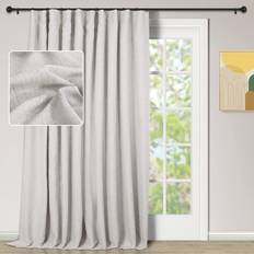 Linen Blackout Thermal Curtains 96 Inches