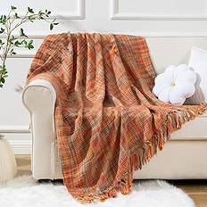 Battilo Home BATTILO Throw Blankets Orange (152.4x)