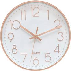 Rose Gold Wall Clocks Foxtop Foxtop Silent Modern Numeral Non-Ticking Wall Clock