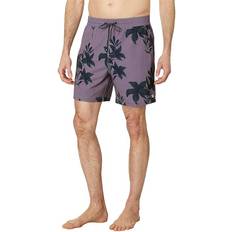 Men - Purple Shorts Billabong Sundays Layback 17" Elastic Waist Shorts for Men Purple