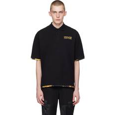 Versace Jeans Couture Black Layered Polo E899 BLACK