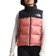 Black Vests The North Face Women's 1996 Retro Nuptse Hiking Vest Light Mahogany