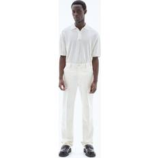 Filippa K Homme Pantalons Filippa K Straight Linen Trousers White