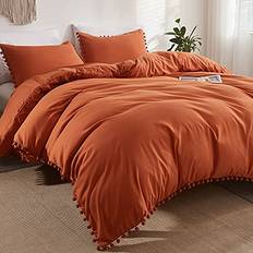 Andency Andency Pom Pom Fringe Duvet Cover