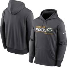 Green bay packers apparel Nike Men's Green Bay Packers Anthracite Prime Logo Name Split Pullover Hoodie