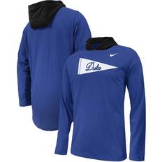 Children's Clothing Nike Big Boys Royal Blue Devils Performance Long Sleeve Hoodie T-shirt Royal