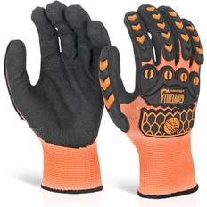 Work Gloves Glovezilla Foam Nitrile Coated Work Gloves Orange