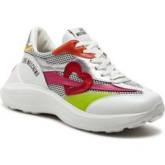 Love Moschino Trainers Love Moschino Sneakers Superheart colorful Sneakers for ladies UK