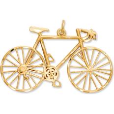 Macy's Charms & Pendants Macy's 14k Gold Charm, Diamond-Cut Bicycle Charm