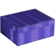 Blue Jewelry Storage Simplie Fun 9.8" Long Jewelry Case, Azure Blue