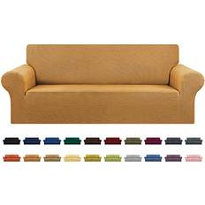 Gold Loose Sofa Covers Kekuou KEKUOU Stretch Loose Sofa Cover Gold