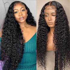 Momaksa Momaksa Lace Front Wigs Human Hair Wet Wavy Water Wave Lace Wigs