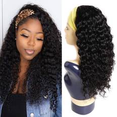 XSY Headband Wig Human Hair 14 Inch