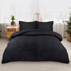 Utopia Bedding Bedding King Duvet Cover Black