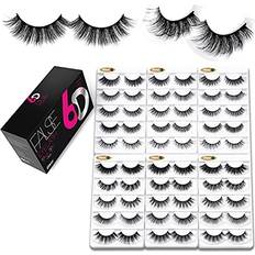 Eliace Eliace Lashes 30 Pairs Luxury 6D Mink Eyelashes Wholesale Bulk 10 DIFFERENT Styles Professional Makeup Fake Eyelashes Cat Eyes & Full Fluffy False Eyelashes Natural Mink Strip Lashes Pack