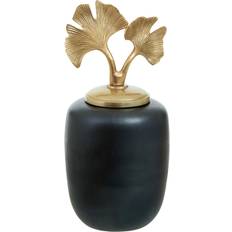 Aluminium Vases Fairmont Park Latasha Black/Gold Ceramic Vase