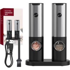 Circle Joy CIRCLE JOY Electric Pepper Mill, Salt Mill