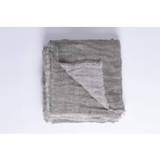 Linen Blankets Birch Brissia Blankets Gray