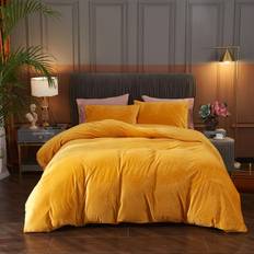 Ivellow Ivellow Queen Duvet Cover Gold