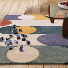 Multicoloured Carpets & Rugs Asiatic Romy Morse 07 Geometric Multicolour