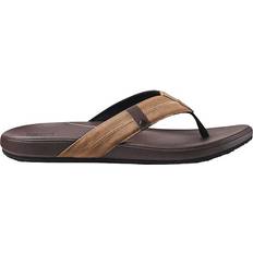 Men Flip-Flops Reef Men's Phantom 2.0 Flip Flop Sandals Brown/Tan