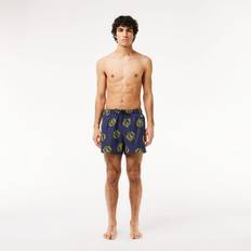 Lacoste Costumi da bagno Lacoste Paris All Over Logo Swim Shorts - Navy Blue/Gold