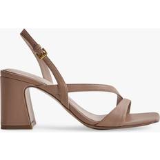 Reiss Alice Block Heel Leather Sandals