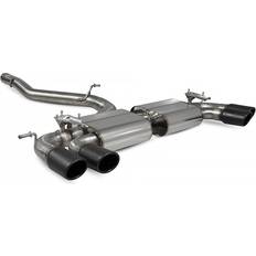 Avgassystem Scorpion Non-Resonated Cat/GPF Back System with Electronic Valves VW MK7.5 Golf R Monaco Ceramic