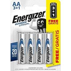 Energizer AA (LR06) - Lithium Batterien & Akkus Energizer Ultimate Lithium AA 4-pack