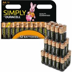 Duracell Simply AA Batteries, 24 Pack