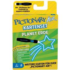 Mattel Games GYP08 – Pictionary Air expansionskort set Planet Earth, ritspel för hela familjen, från 8 år