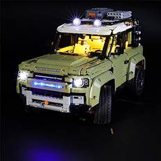 GEAMENT LED Light Kit Compatible With LEGO Land Rover Defender for Technic 42110 Building Blocks Model LEGO Set Not Included With Instruction