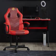 Gaming Chairs Happy Beds Disney Avengers Computer Swivel Chair Red Faux Leather Happy Beds