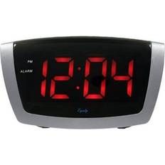 Alarm Clocks LA CROSSE TECHNOLOGY 75906 1.8 in. Red LED Alarm Clock