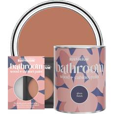 Paint Rust-Oleum Bathroom Gloss Finish Siena Wood Paint Red