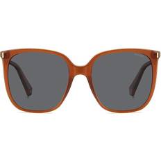 Polaroid Women Sunglasses Polaroid Square PLD 6218/S - Orange Grey