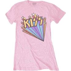 Kiss Dam T-shirts Kiss Ladies T-Shirt/Stars X-Large